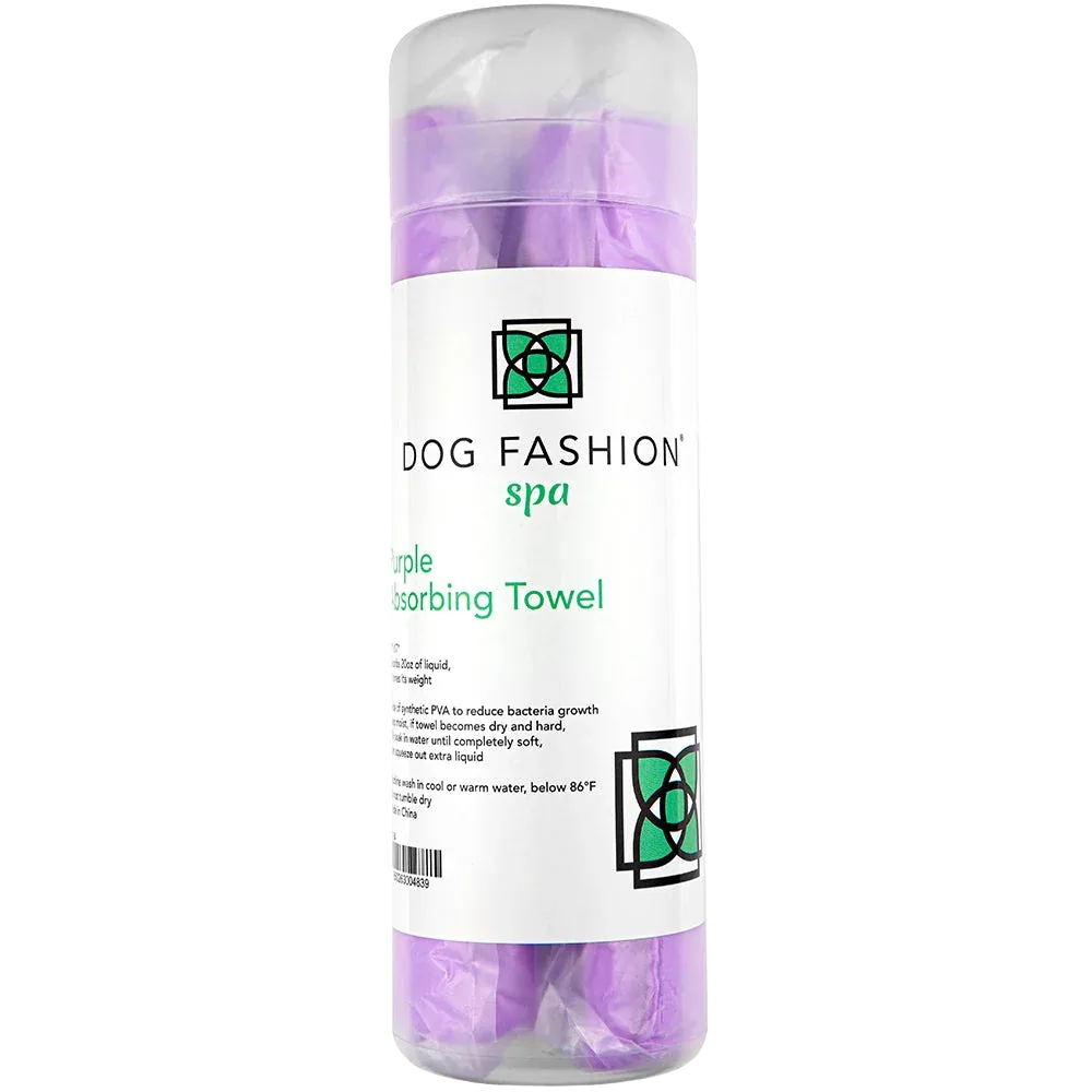 Absorption Towel Purple by Dog Fashion Spa