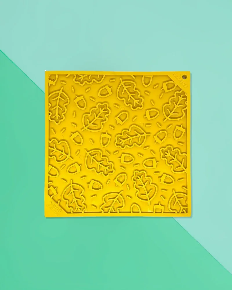 Autumn Leaves Dog Lick Mat (Made in the USA) (FINAL SALE)