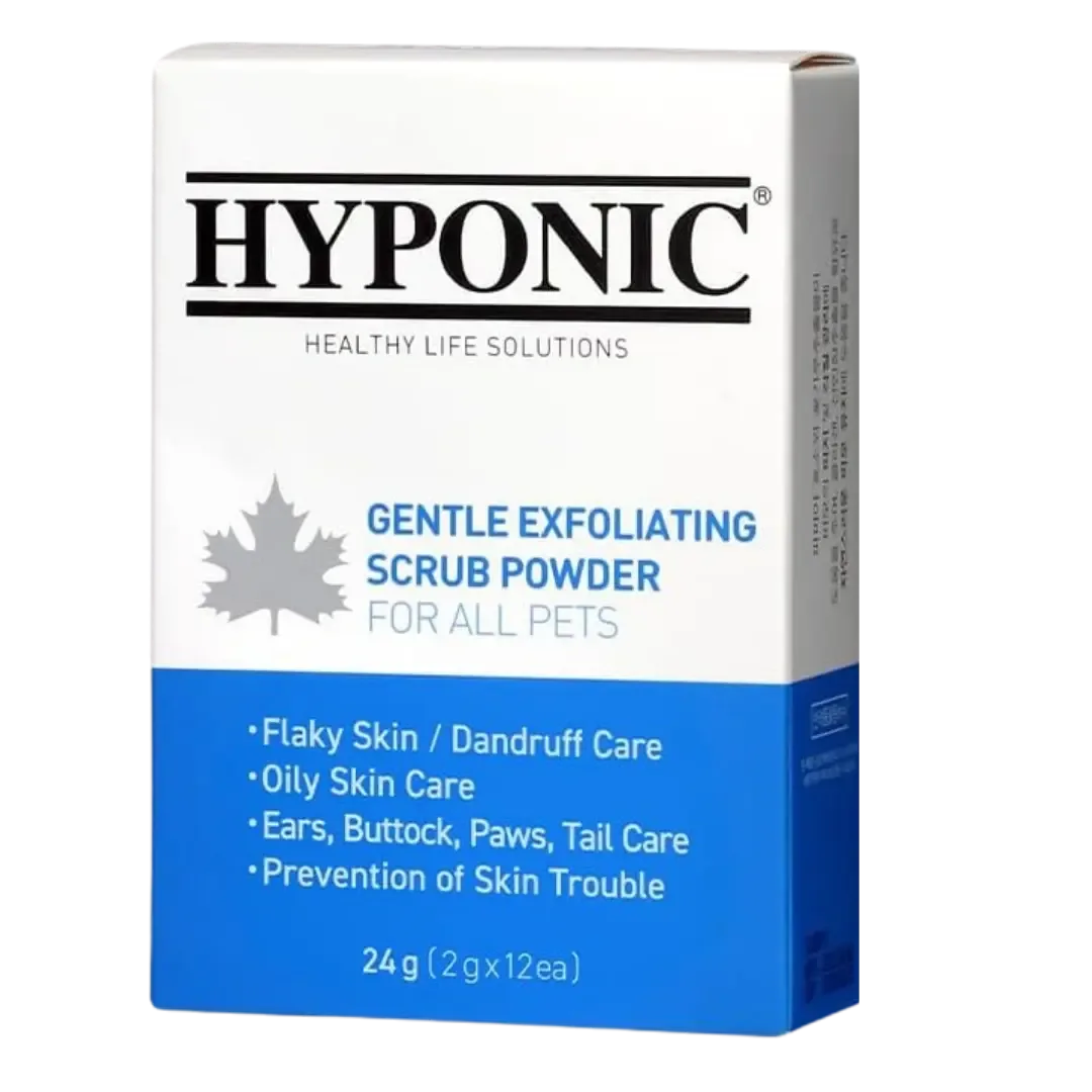 Gentle Exfoliating Scrub Powder for all pets 24g (2g X 12pack) by Hyponic - Image 2