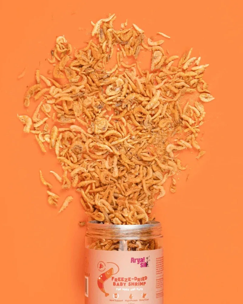 Freeze-Dried Baby Shrimp Treat for Dogs & Cats - Image 2