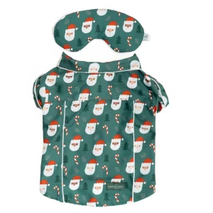 Santa Land Pajamas + Human Eye Pillow