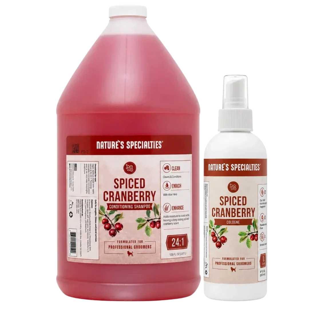 Spiced Cranberry Conditioning Shampoo Gallon and Cologne 8oz by Nature's Specialties