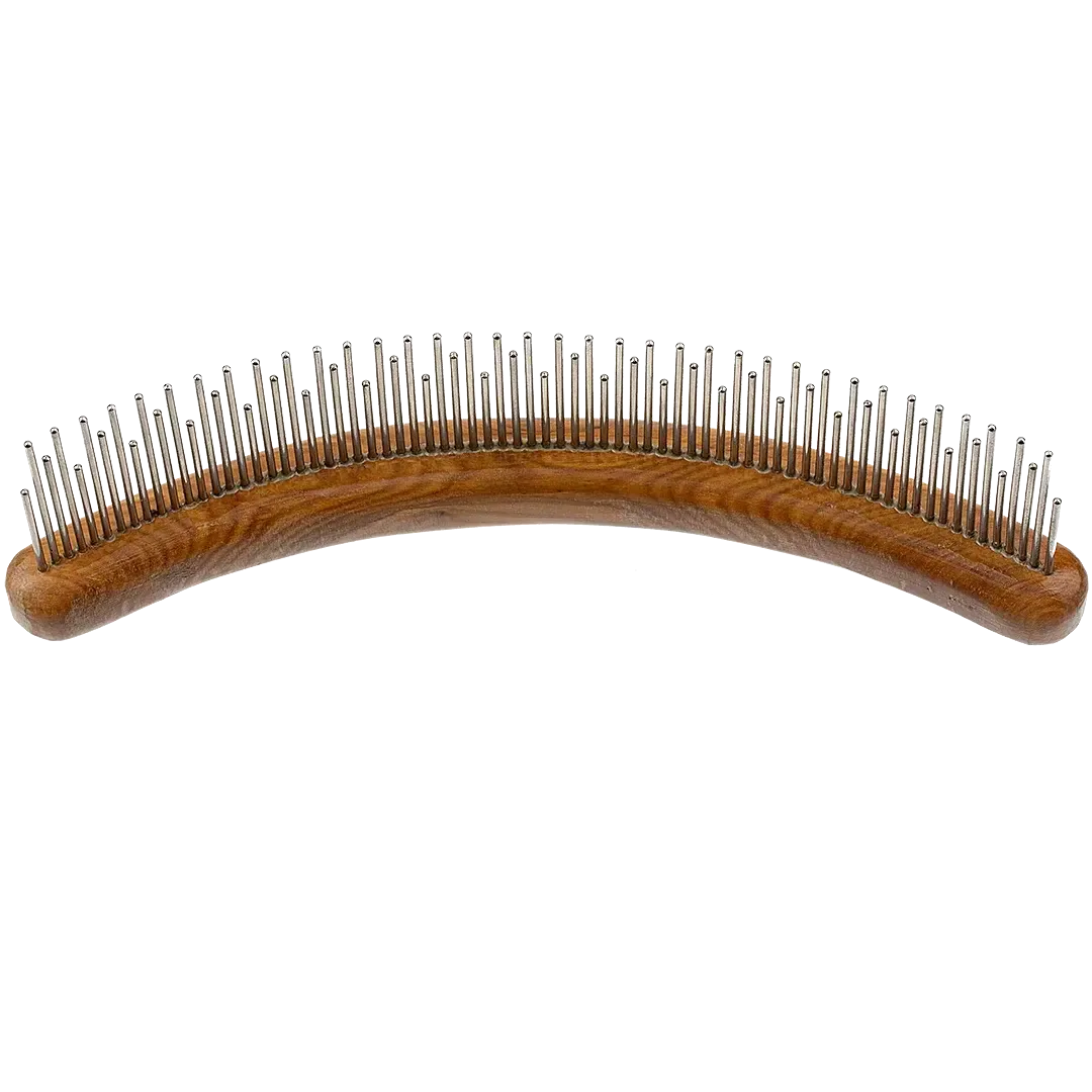 7" HoneyCurve Staggered Pins Comb 803B by Aaronco - Image 2