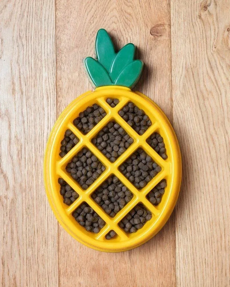 Pineapple Slow Feeder Dog Bowl (CLEARANCE) - Image 2