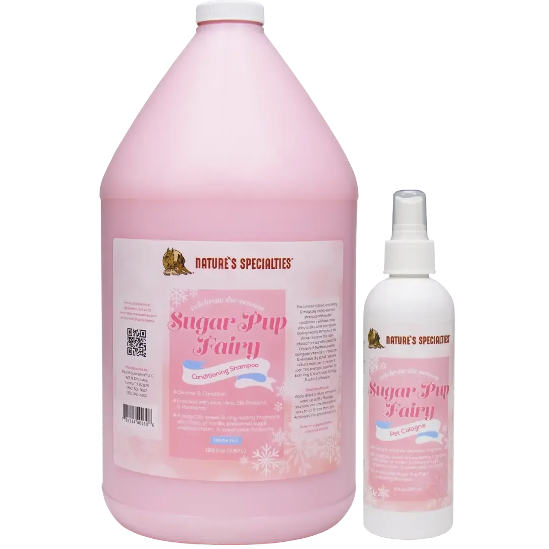 Sugar Pup Fairy Conditioning Shampoo Gallon and 8oz Cologne by Nature's Specialties - Image 2