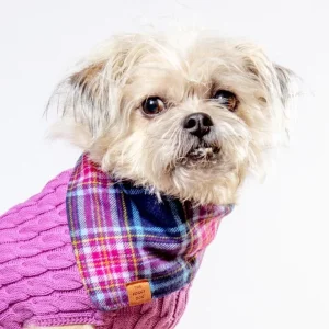 Camilla Flannel Plaid Dog Bandana (Made in the USA)