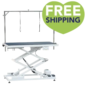 Electric Accordion Grooming Table – 50″ Top by PetStore.Direct