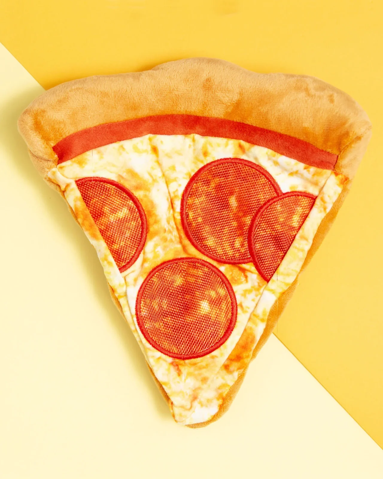 Puppy-Roni Pizza Slice Crinkle & Squeaky Dog Toy