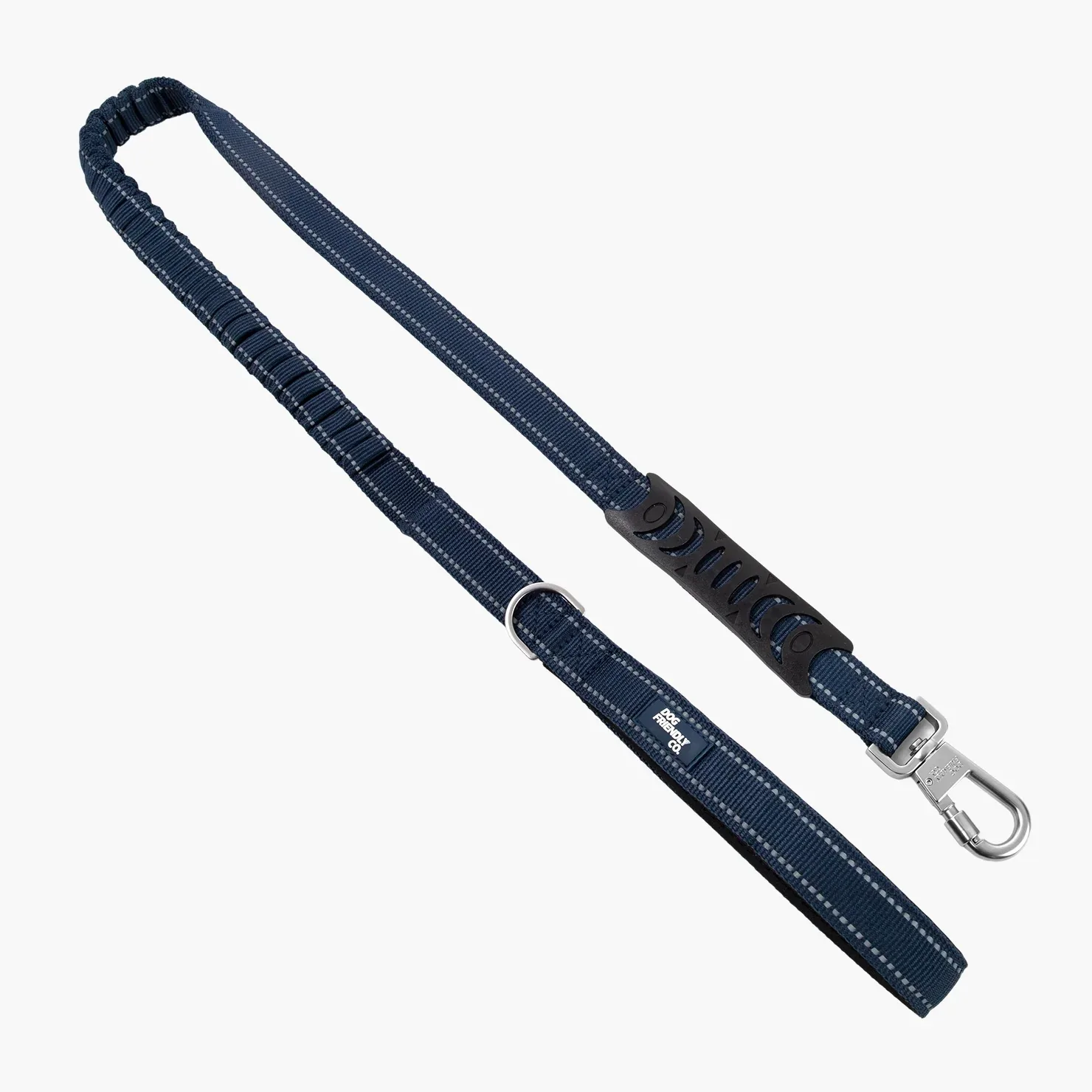 Bungee Dog Leash - Navy Blue