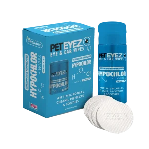 Eye & Ear Wipes With Hypochlor by Pet Eyez
