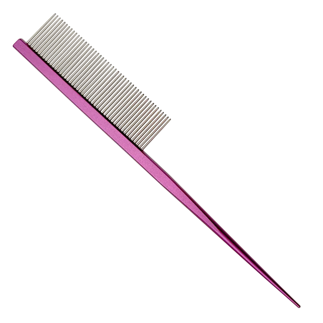 7" Parting Comb Fine Tooth Purple by Chris Christensen