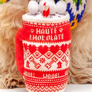Haute Chocolate Dog Squeaky Toy