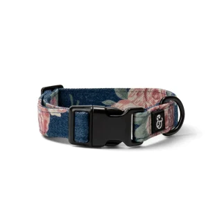 Smell the Roses Denim Collar