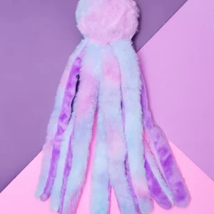 Fuzzy Wuzzie Squeaky Octopus Dog Toy