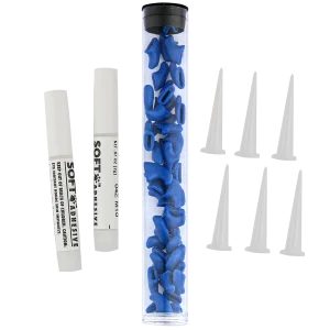 Blue Feline Medium Nail Caps by Soft Claws