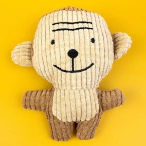 Small Squeaky Corn Fleece Plush Dog Toy (FINAL SALE)