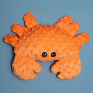 Dotty the Crab Squeaky Plush Dog Toy