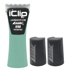 iClip Cordless 2 Speed Clipper Green with Two Batteries by Laube