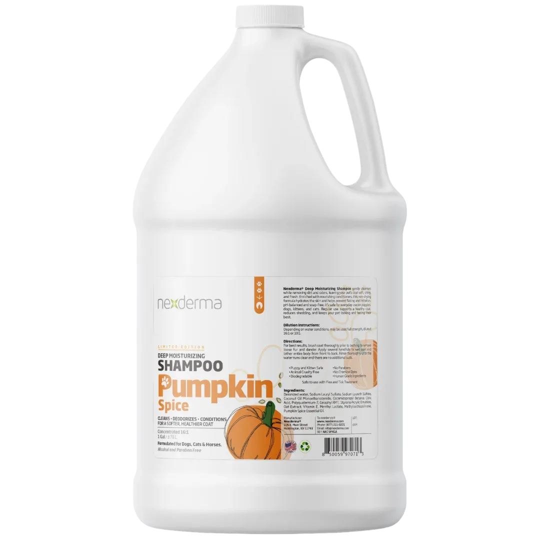 Limited Edition Pumpkin Spice Deep Moisturizing Shampoo Gallon by Nexderma