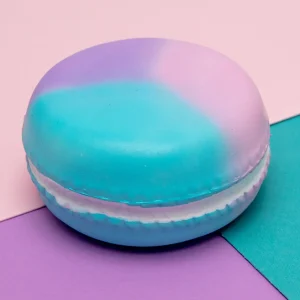 Rainbow Swirl Macaron Latex Squeaky Dog Toy (FINAL SALE)
