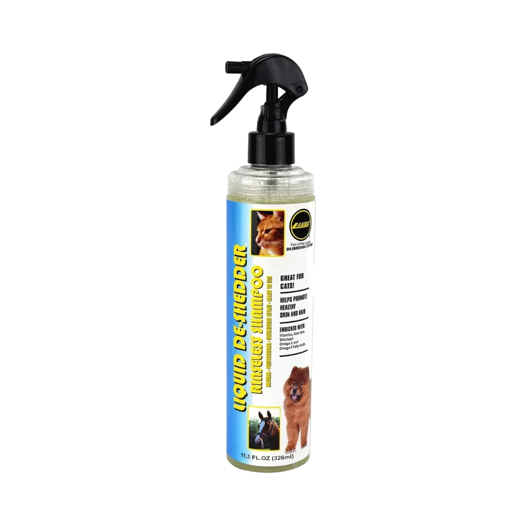 Liquid De-Shedder Rinseless Shampoo 11oz by Wild Animal