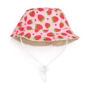 Strawberry Bucket Hat for Dogs