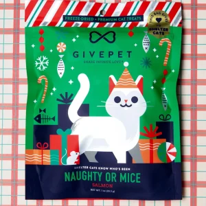 Naughty Or Mice Salmon Freeze-Dried Cat Treats