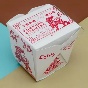 Fortune Cookie Box Dog Treat