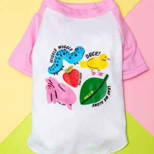 *Hop To It* Graphic Dog T-Shirt