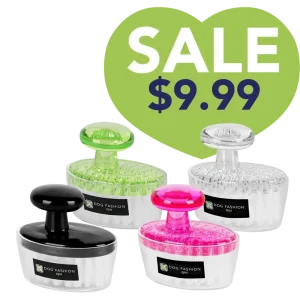 Set of 4 Face and Paw Brush by Dog Fashion Spa