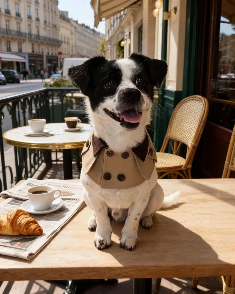 Edward - Handmade British Trench Coat Dog Accessory