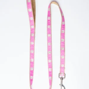 Pink Scallop Shell Dog Leash (Made in the USA)
