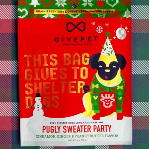 Pugly Sweater Party Holiday Dog Treats