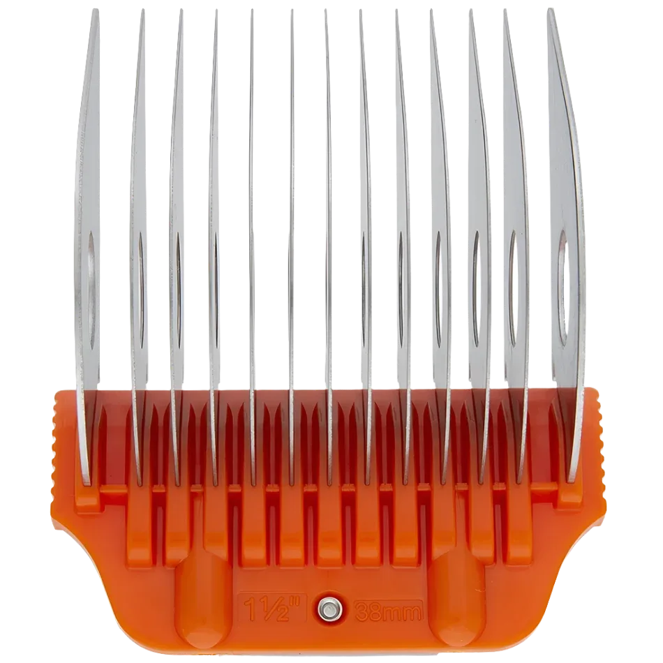 1 1/2″ Orange Wide Snap on Comb by PetStore.Direct