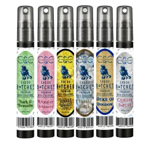 Sniff Collection Kit of 6 Premium Dog Cologne 10ml by Eau Du Bitches