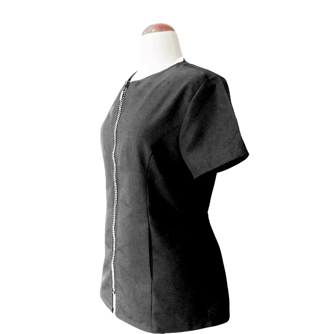 Black Rhinestone Grooming Jacket by Ladybird Line - Image 2