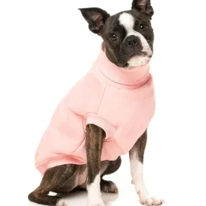 Stevie Dog Turtleneck in Pink (FINAL SALE)