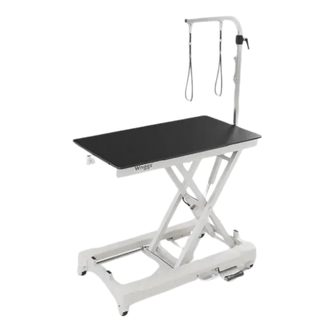 Pre-Order 44" Dog Grooming Drying Electric Table without Drawer, with Caster White by Waggz