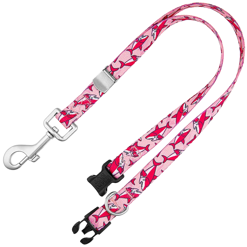 16" Polyester Loop Pink Sharks by Groom Loop