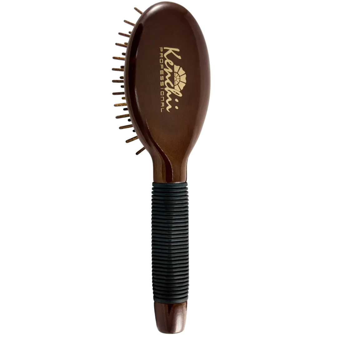 Large Wooden Pin Brush by Kenchii - Image 2
