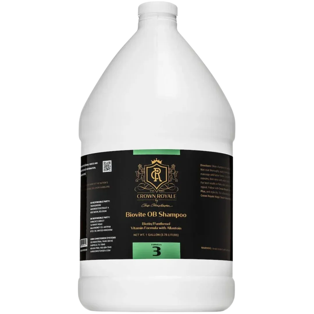 Biovite #3 OB Shampoo Concentrate 1Gallon by Crown Royale
