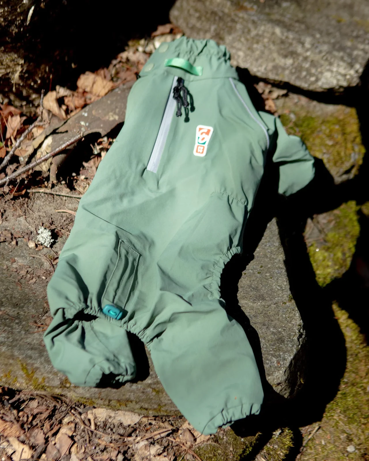 Go-Pro Dog Rainsuit in Khaki (FINAL SALE) - Image 2