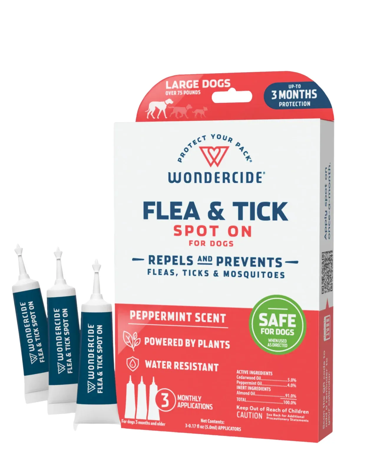 Flea & Tick Spot On for Dogs with Natural Essential Oils