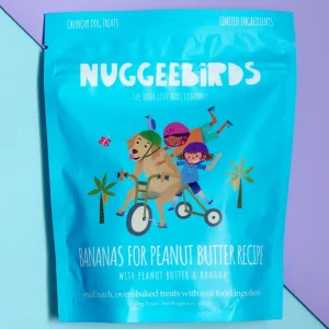 Peanut Butter & Banana Crunchy Dog Biscuits (Made in the USA)