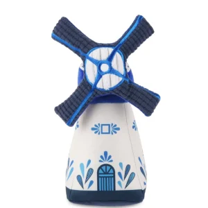 Dutch Windmill Squeaky Crinkle Dog Toy