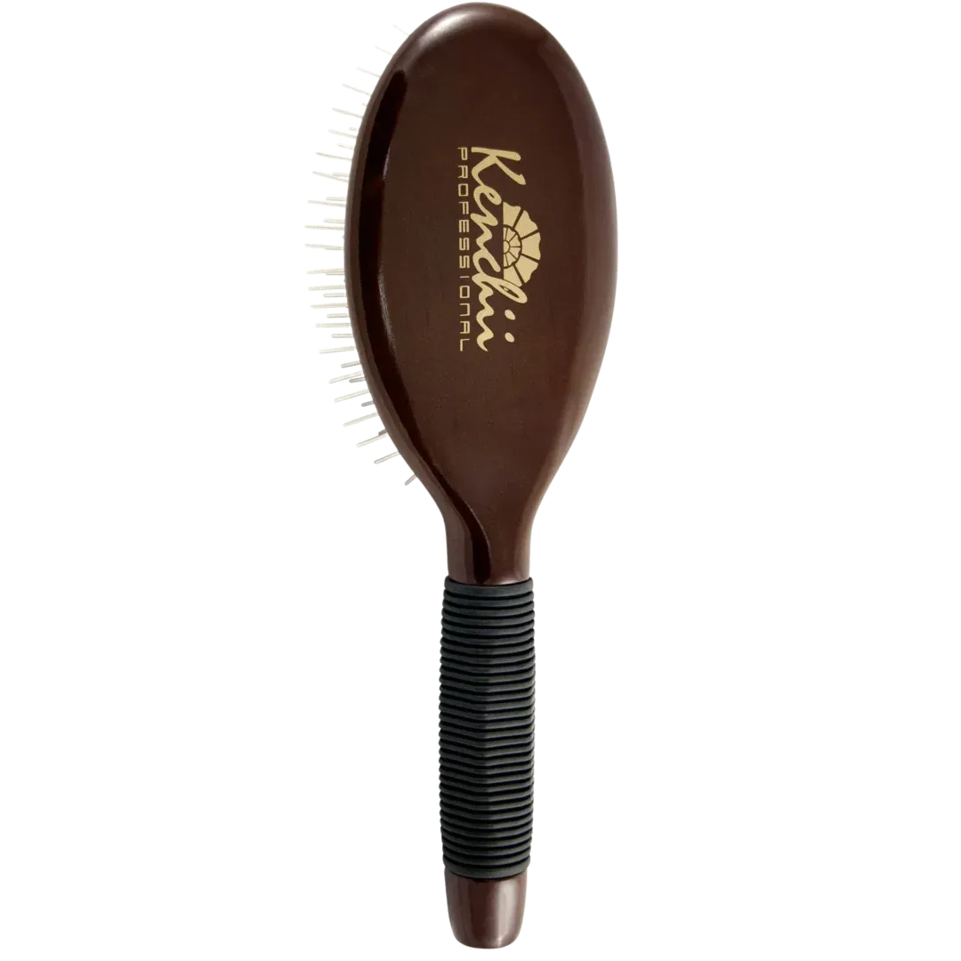Large Metal Pin Oval Brush by Kenchii - Image 2
