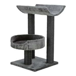 TRIXIE 24-in Isaba Cat Tree, Black & Gray