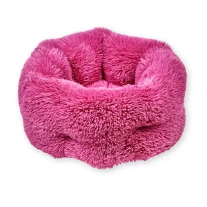 Muffy Soft Faux Fur Bed for Dogs & Cats in Cherry Blossom or BW Bengal (FINAL SALE)