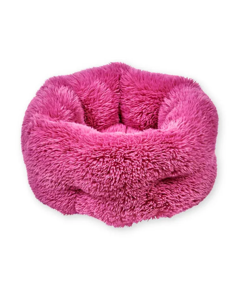 Muffy Soft Faux Fur Bed for Dogs & Cats in Cherry Blossom or BW Bengal (FINAL SALE)