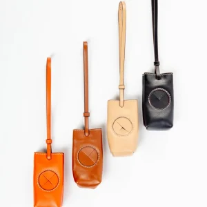 Leather Poop Bag Roll Holder (Made in Italy)